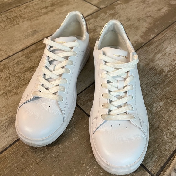 Tory Burch white sneakers with Box and dusty bag - Picture 1 of 5